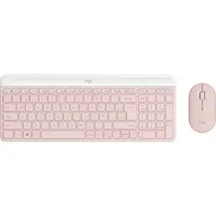 LOGITECH - MK470 Combo Teclado Mouse Wireless Rosado