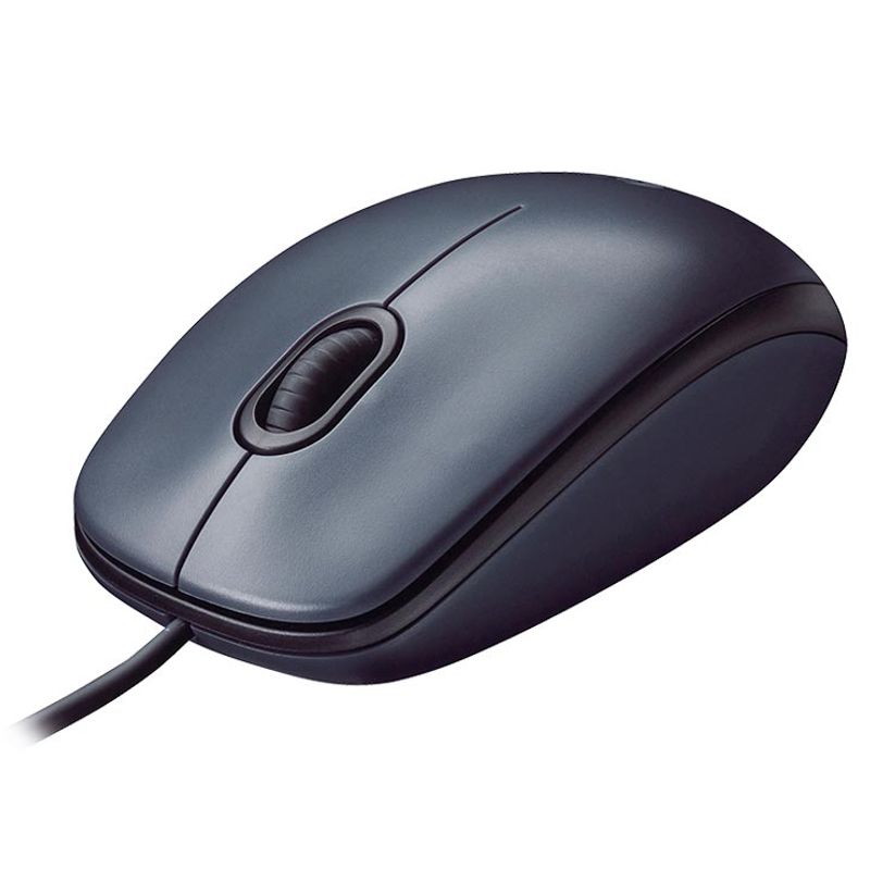 LOGITECH - Mouse Logitech con cable USB M90