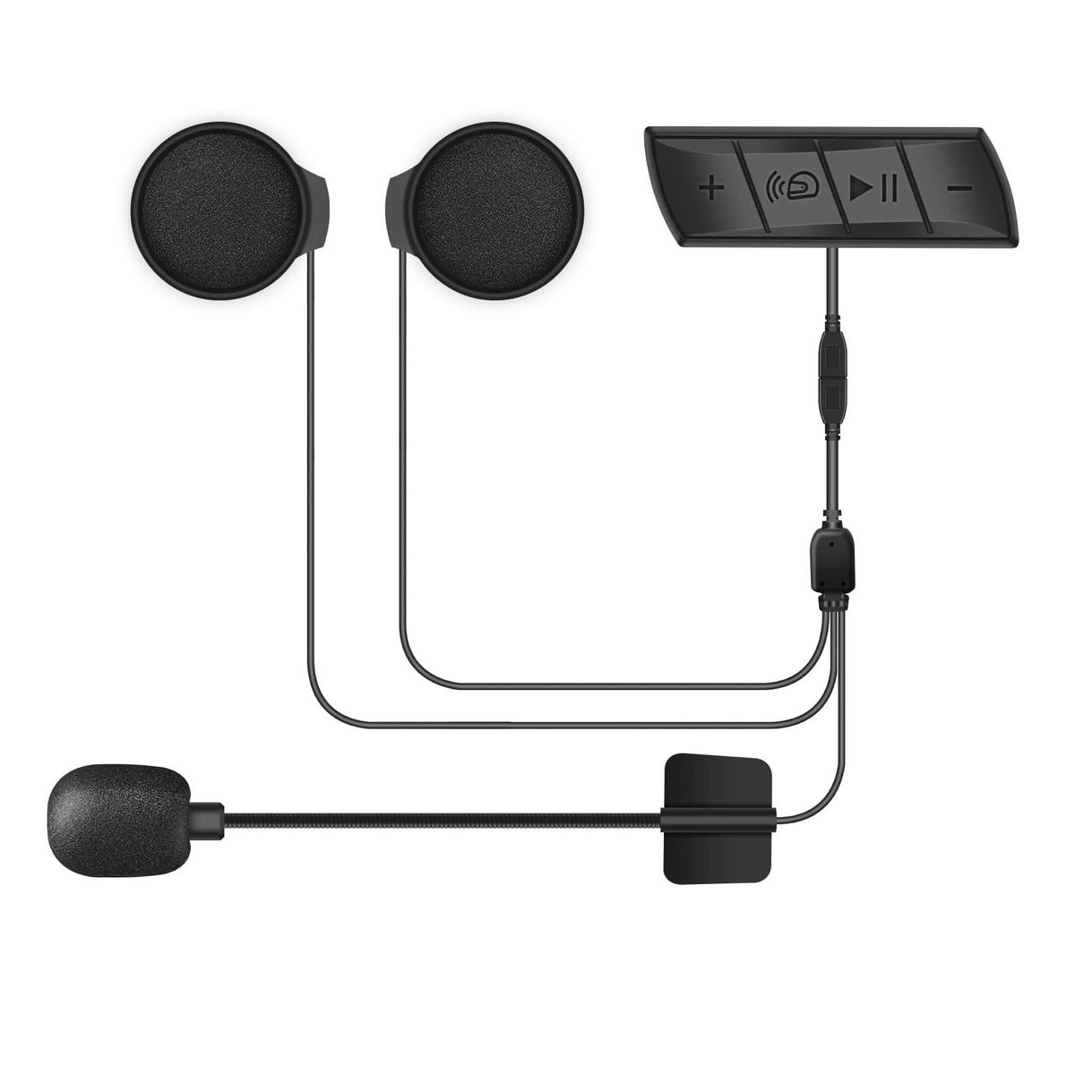 GENERICO - Audífonos manos libres para motoiclismo radio FM para casco moto M7