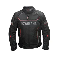 YAMAHA - Chaqueta Manitoba Hombre Winter Negro Rojo