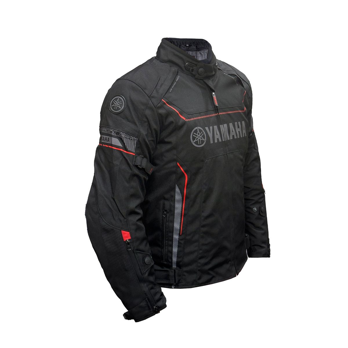 YAMAHA - Chaqueta Yamaha Manitoba Hombre Winter Negro Rojo