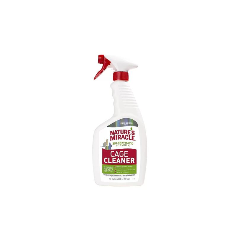 NATURE'S MIRACLE - LIMPIADOR DE JAULAS PARA ROEDORES NATURES MIRACLE 709 ML