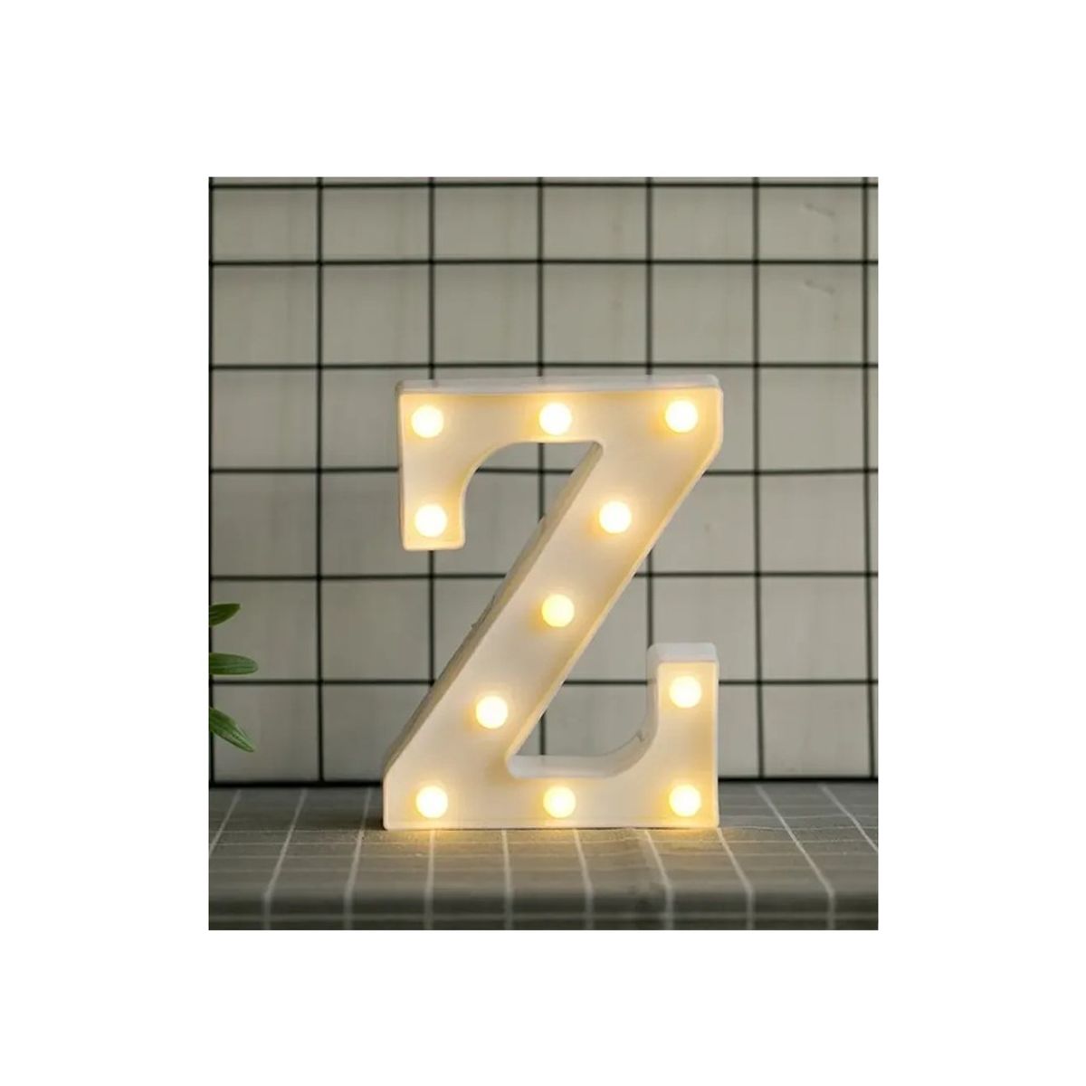 GENERICO - Letras con Luces Led «Z»