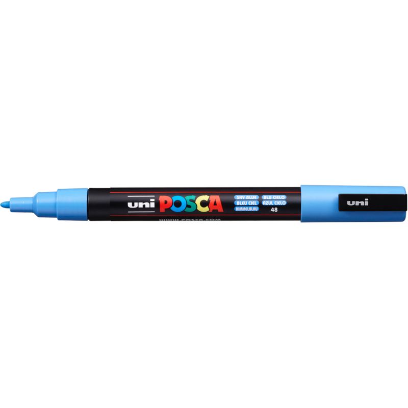 MITSUBISHI - Marcador Acrilico Posca PC-3M Azul Cielo