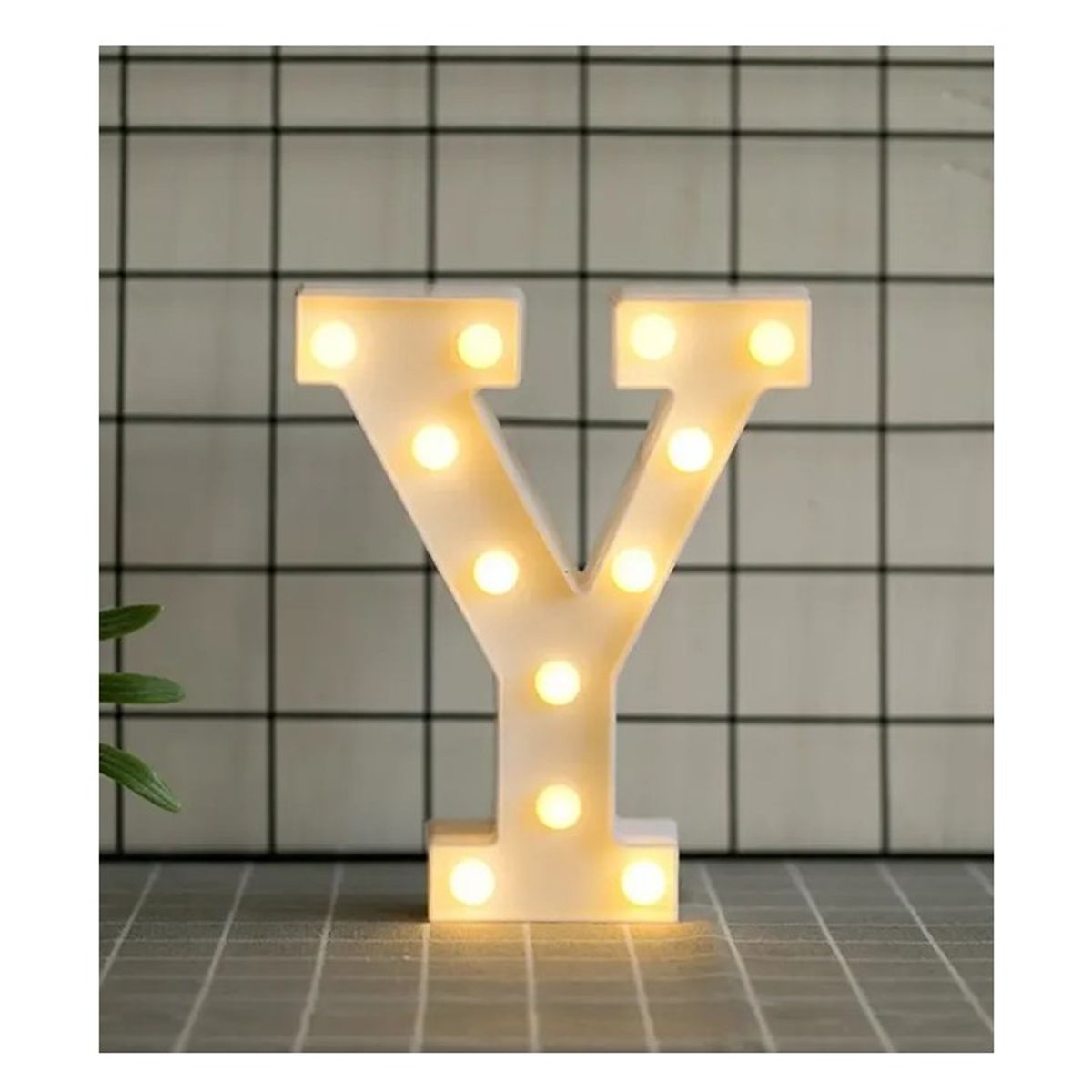 GENERICO - Letras con Luces Led «Y»