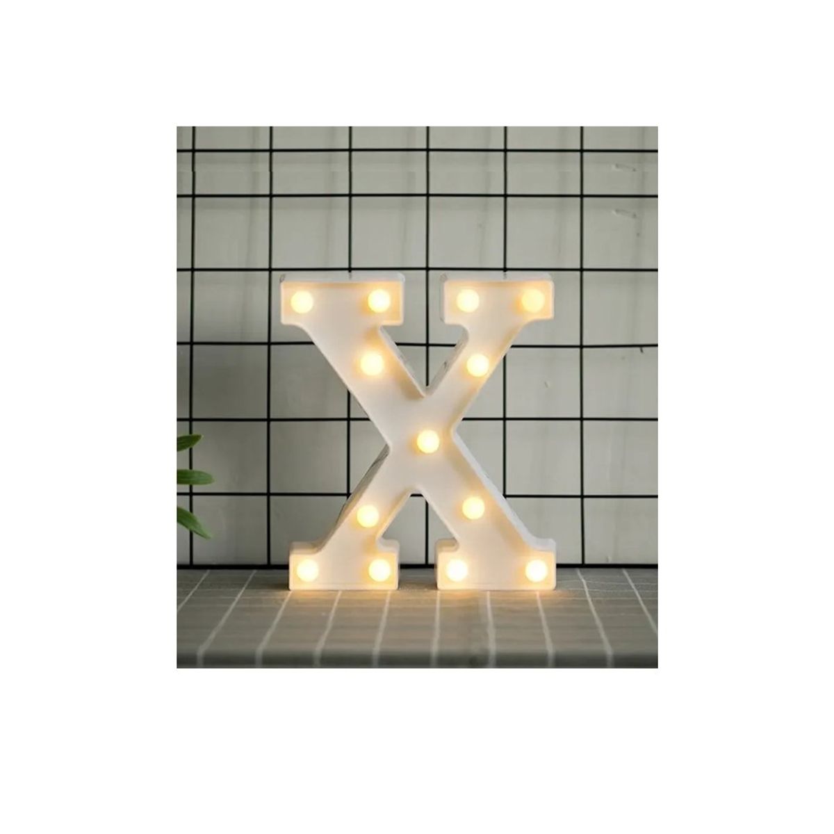 GENERICO - Letras con Luces Led «X»