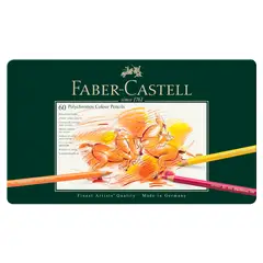 FABER-CASTELL - Polychromos - 60 Colores