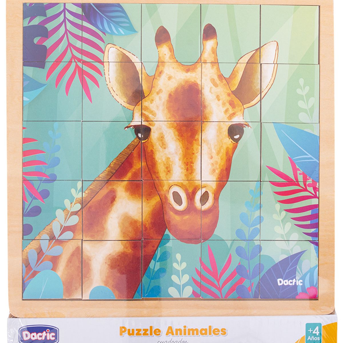DACTIC - Puzzle Jirafa Madera