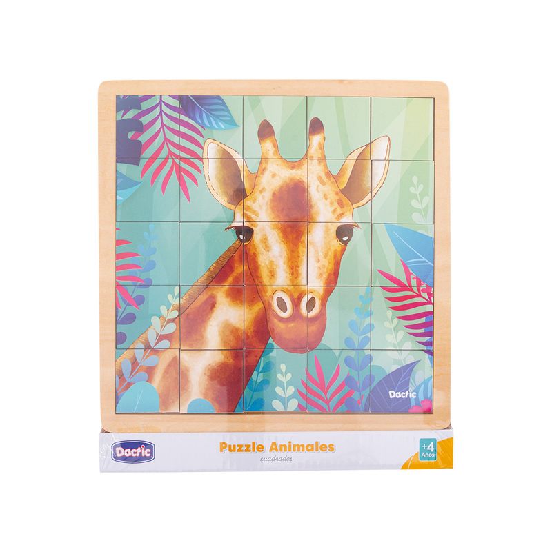 DACTIC - Puzzle Jirafa Madera