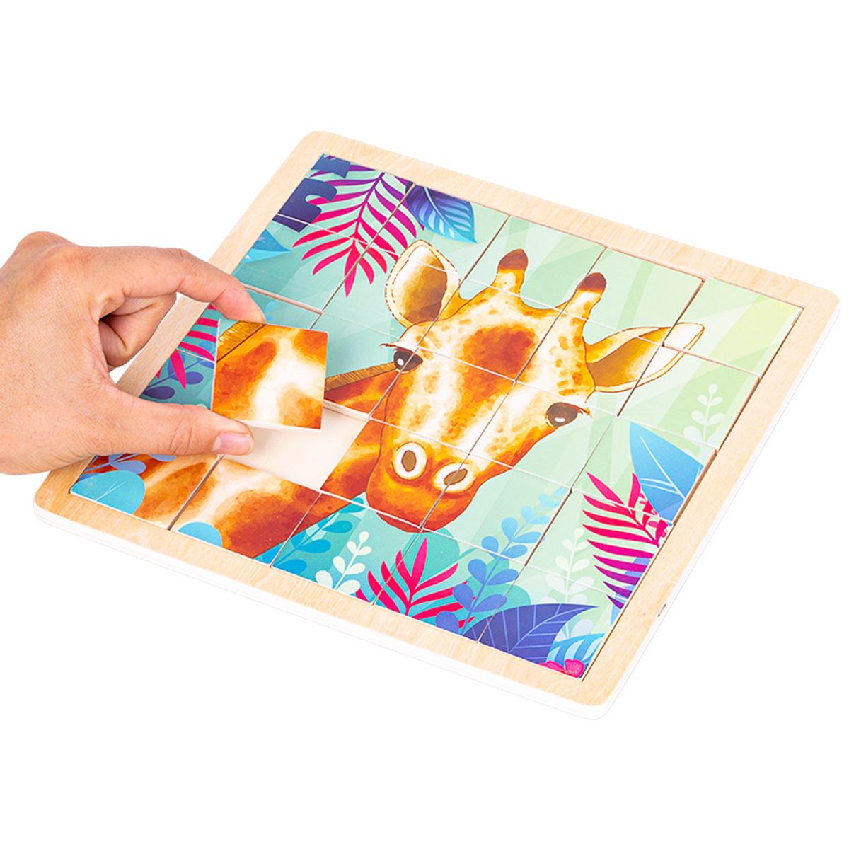 DACTIC - Puzzle Jirafa Madera