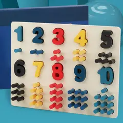 JUGUETERIA ESTELAR - Tablero numérico de madera
