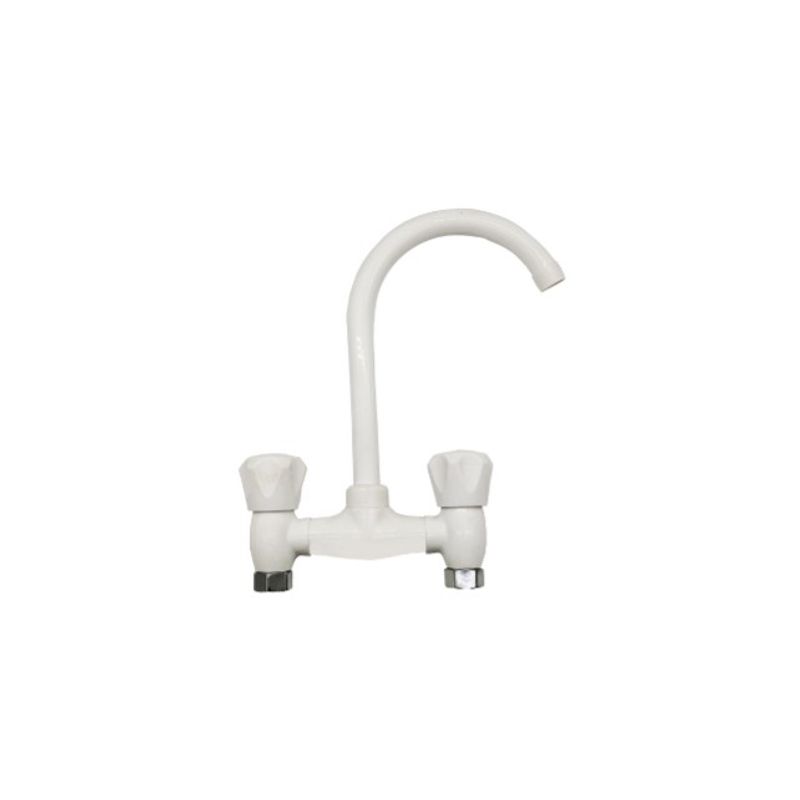 TODOK - Llave Blanca Dos Manillas Cuello de Cisne  A10994