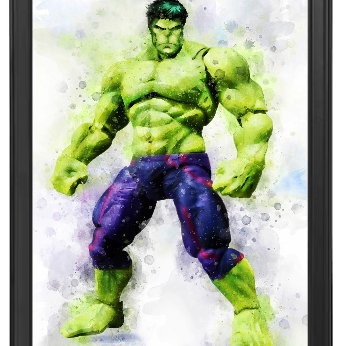 DECORACION CREATIVA - Set de Cuadros Infantiles IA Marvel3 X3 Black