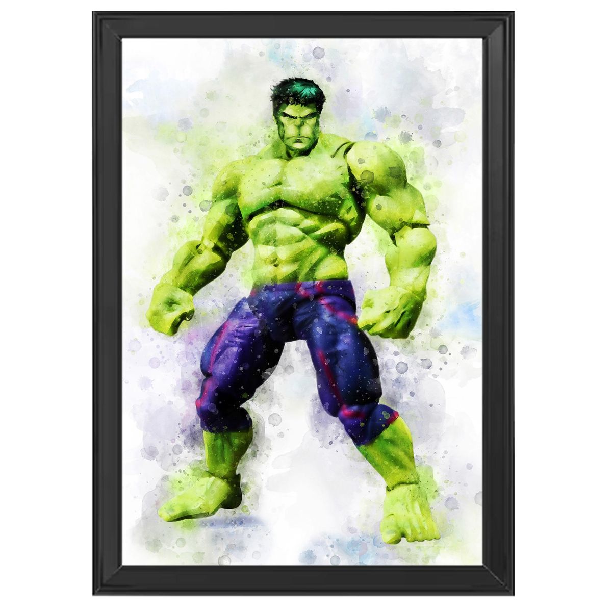 DECORACION CREATIVA - Set de Cuadros Infantiles IA Marvel3 X3 Black