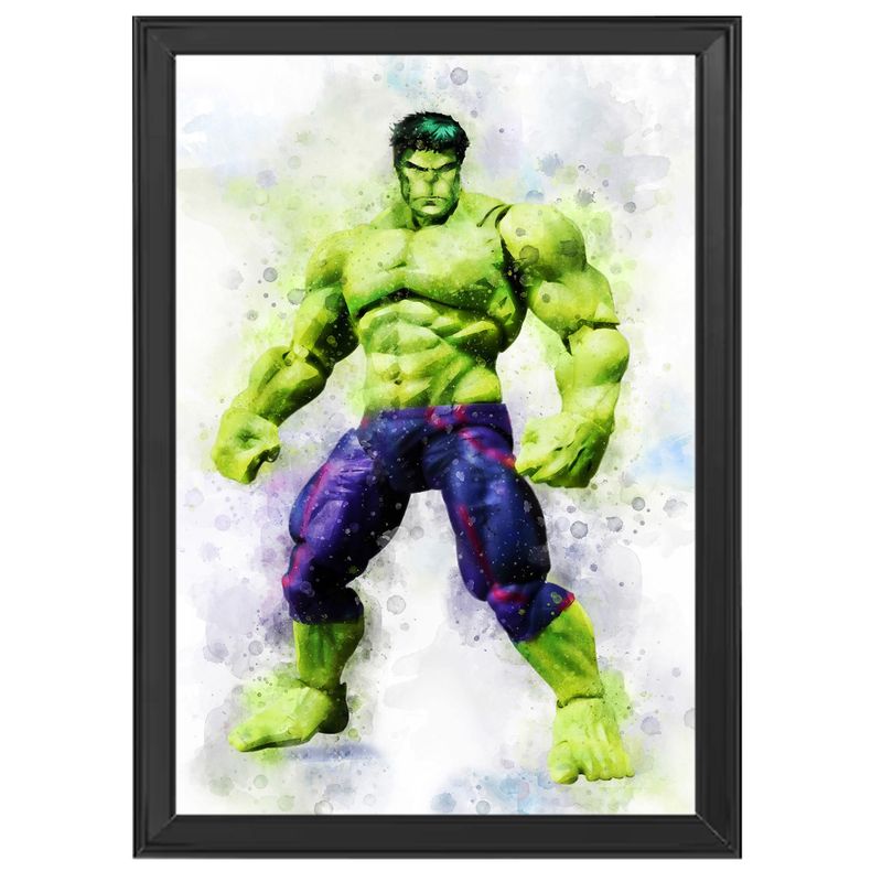 DECORACION CREATIVA - Set de Cuadros Infantiles IA Marvel3 X3 Black