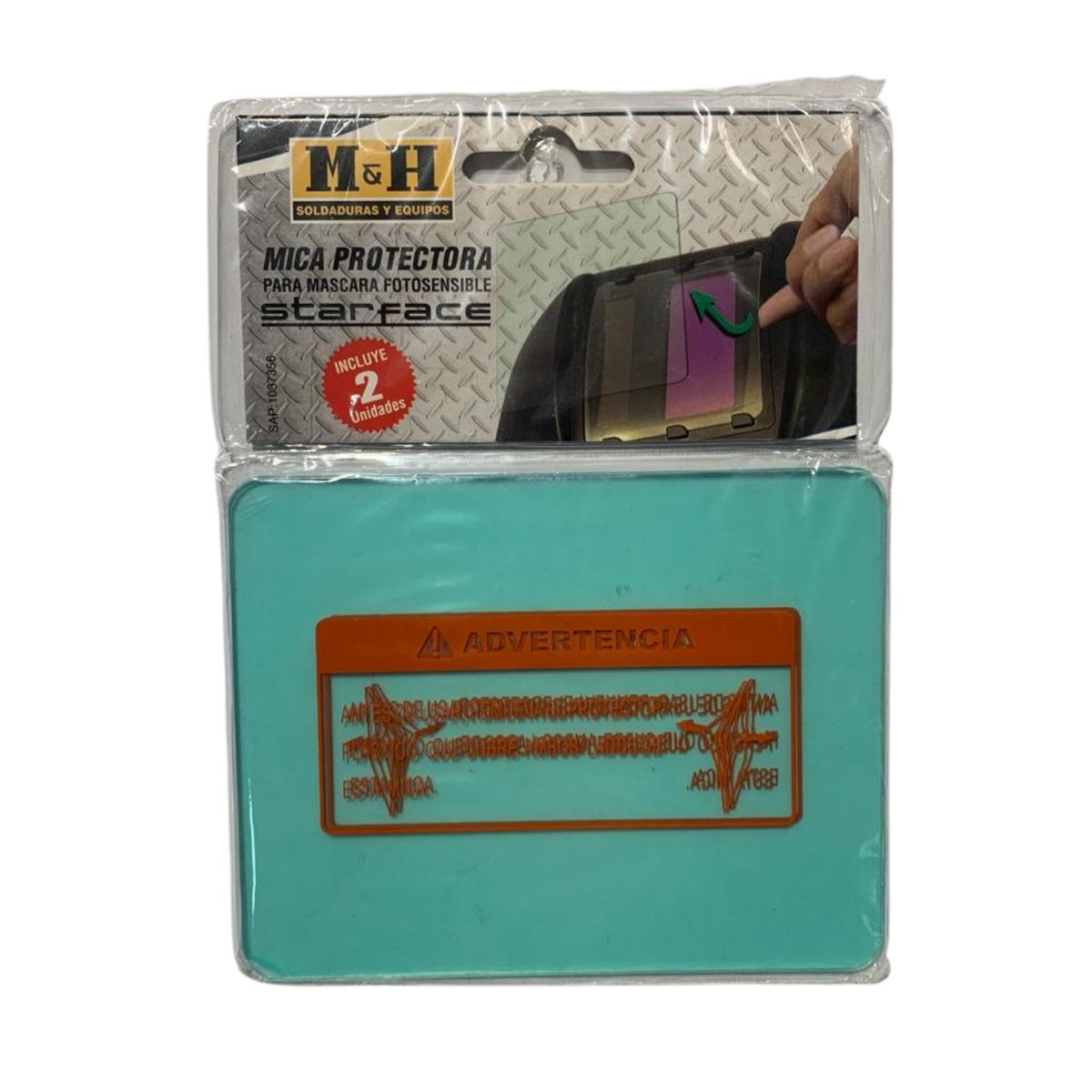 Pack 2 Micas Protectoras MyH Para Máscara Fotosensible Starface, marca GENERICO - Foto Principal
