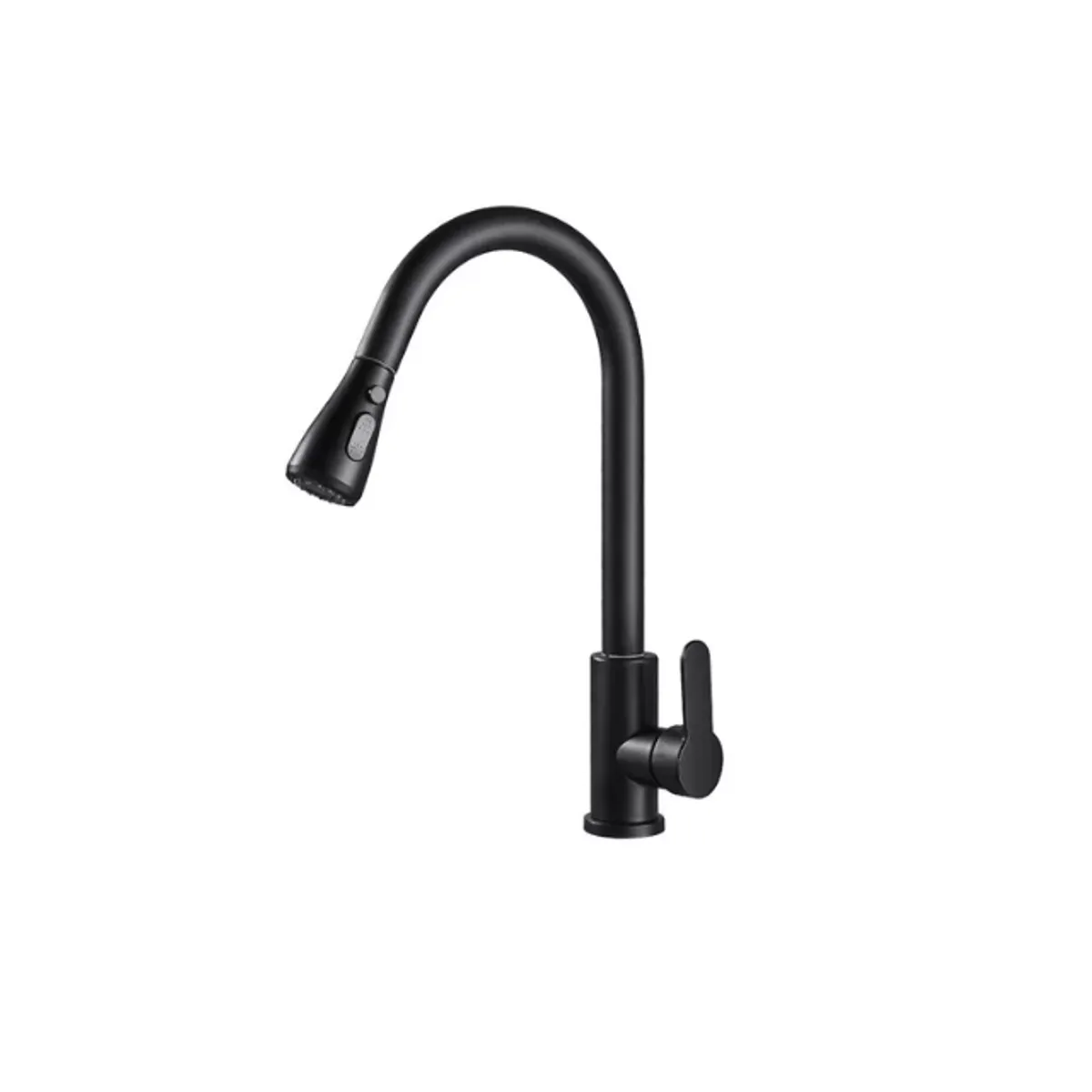 GENERICO - Llave Monomando Lavaplatos Profesional Extraíble Negra