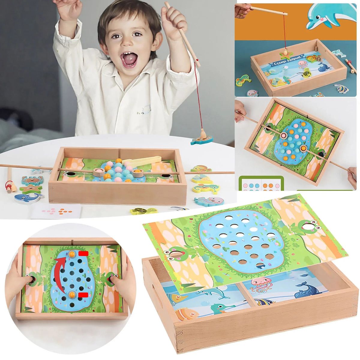 GENERICO - Juego de Pesca Milagrosa Magnetica