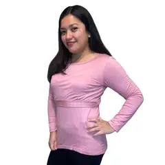PARA LACTAR - Polera de lactancia Rosa