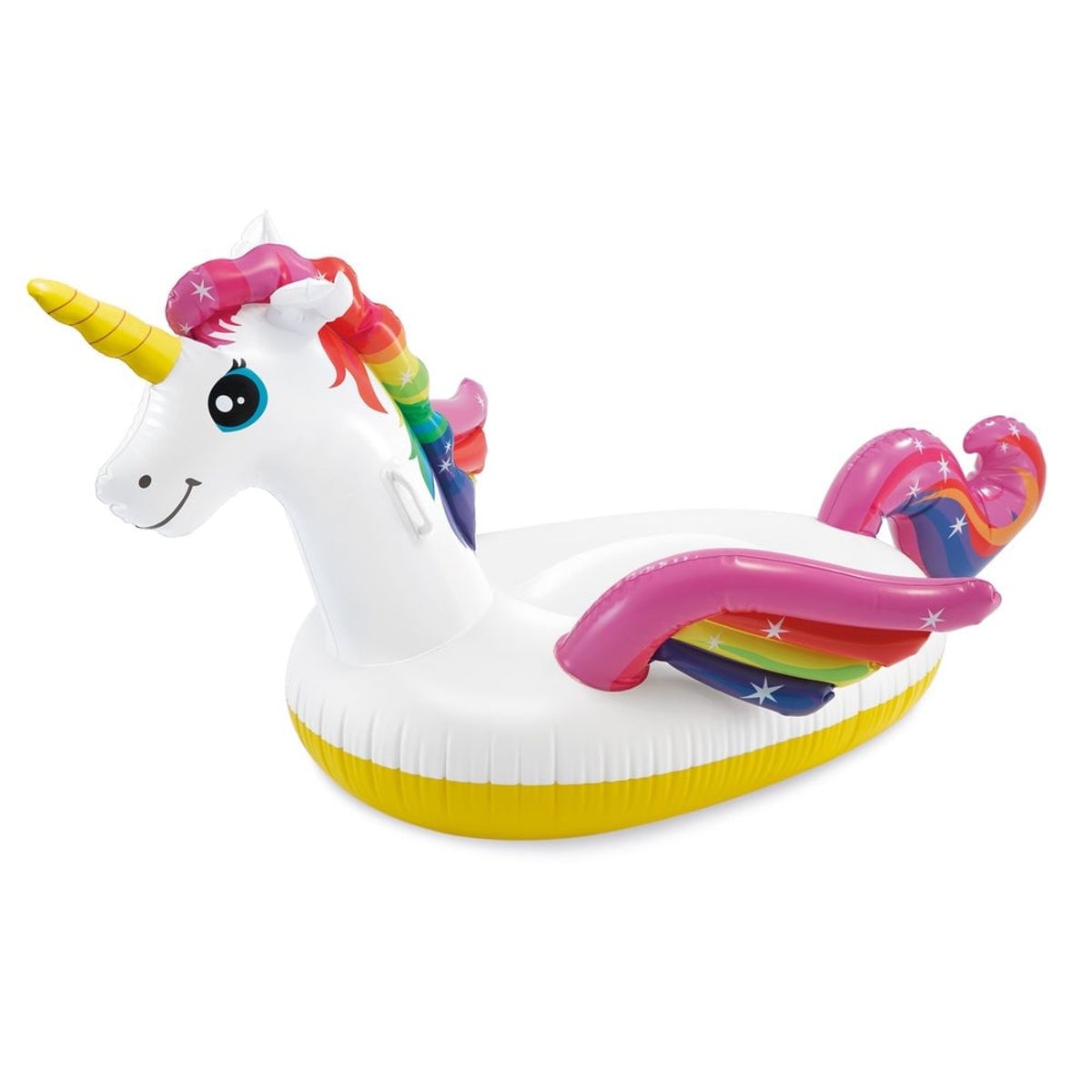 INTEX - Flotador Inflable Unicornio Montable INTEX 201 x 140 x 97 cm