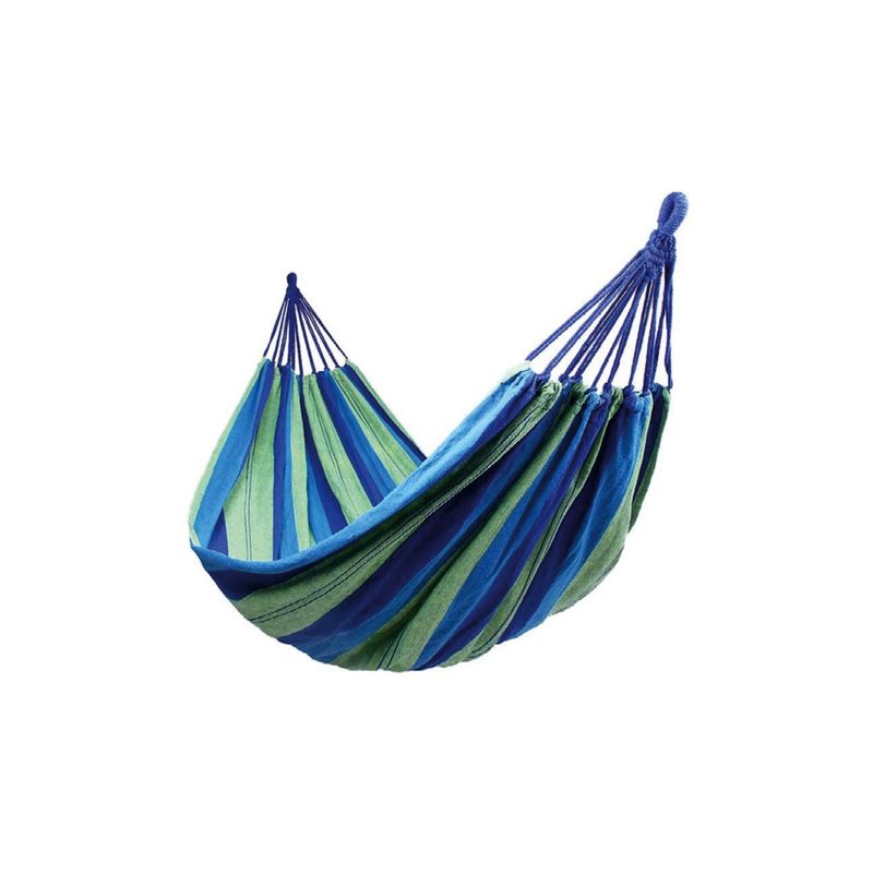 PUNTO STORE - Hamaca De 180x150cms De Algodón Con Diseño Color Azul - Ps