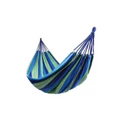 PUNTO STORE - Hamaca De 180x150cms De Algodón Con Diseño Color Azul - Ps