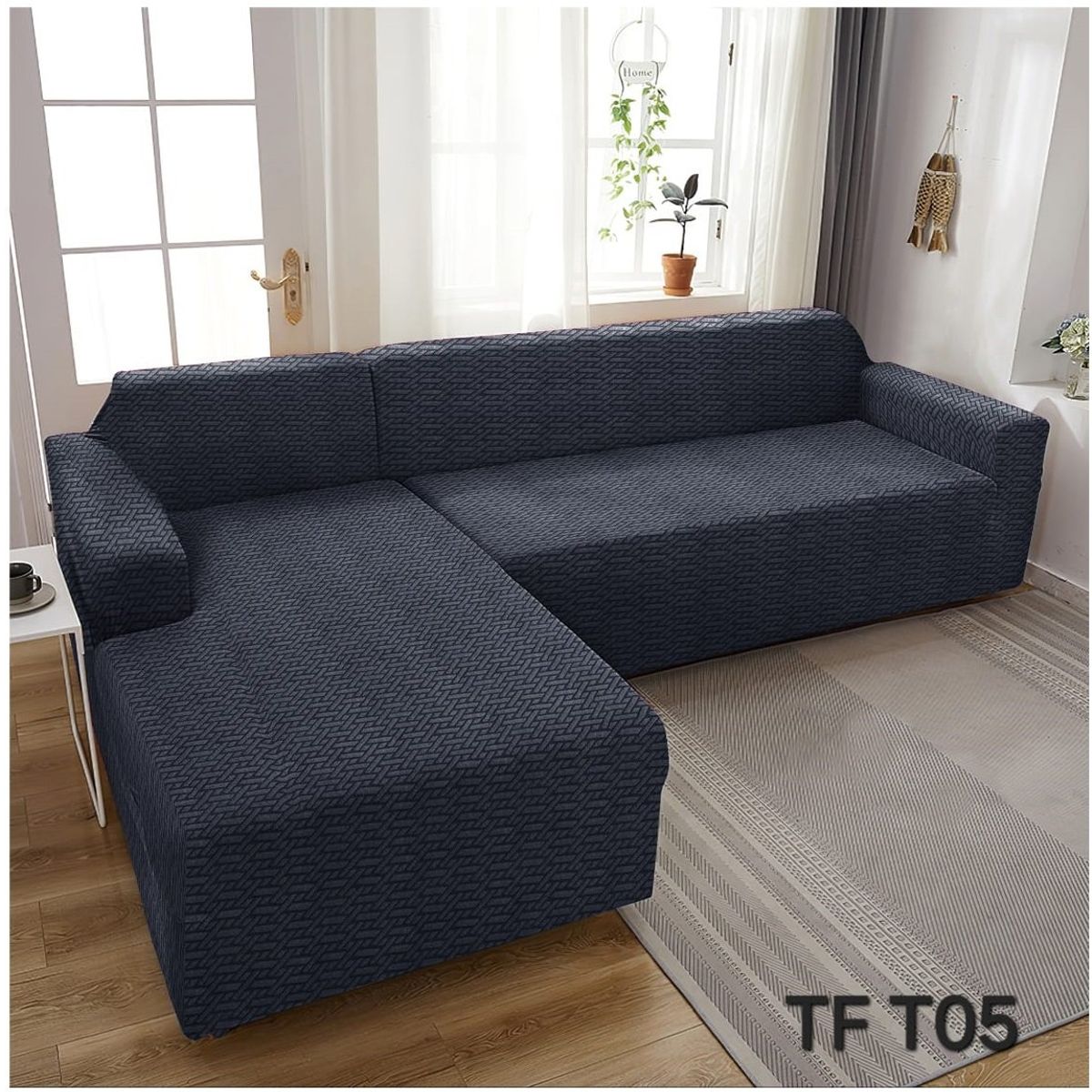 GENERICO - fundas de sillones estilo L  TEXTURIZADO