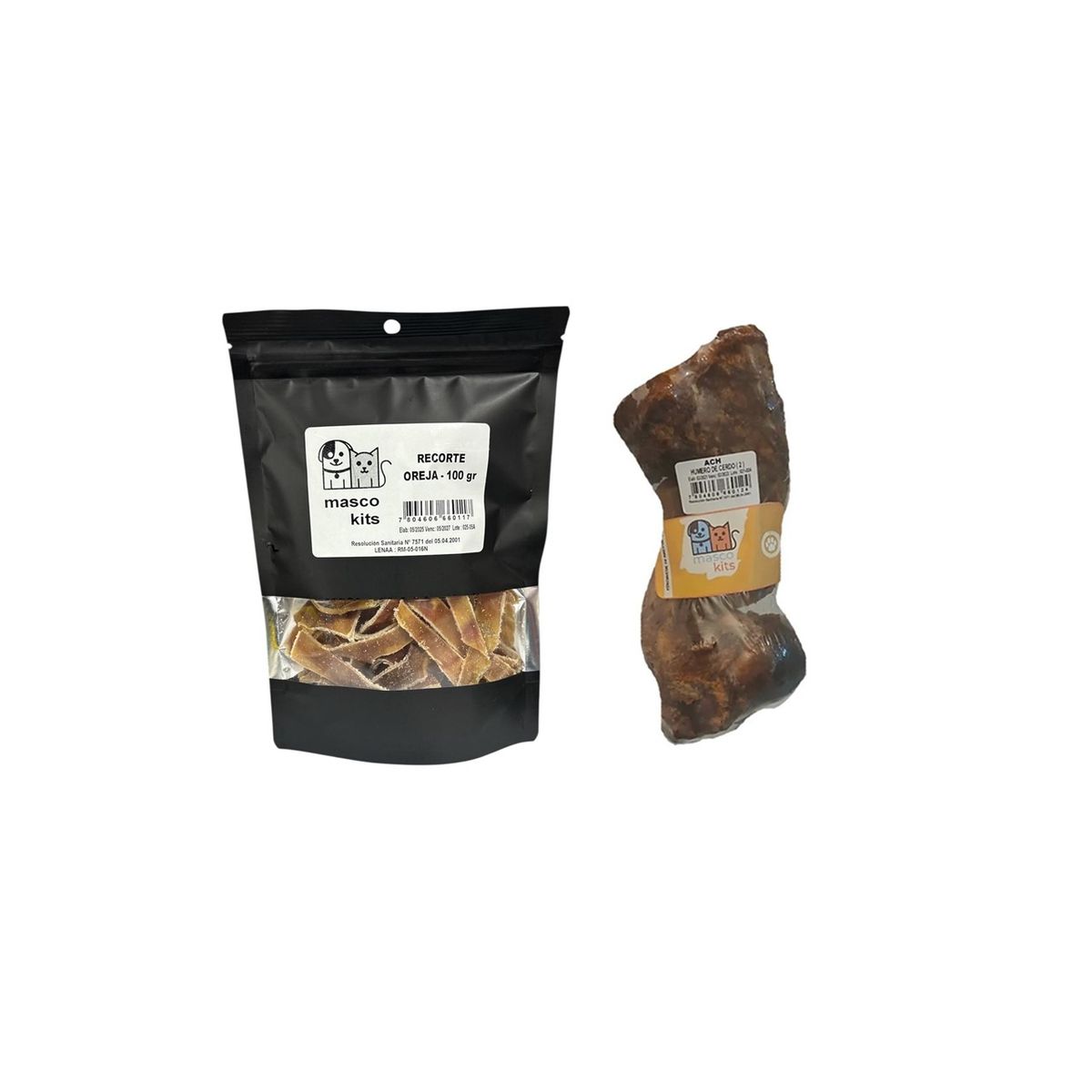 MASCOKITS - Kit Huesos Para Perros Humero Cerdo Snack