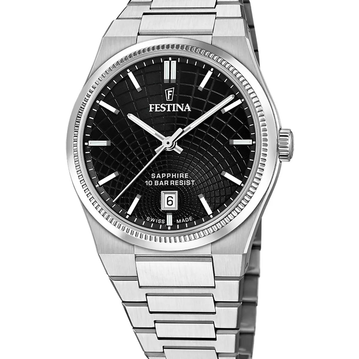 FESTINA SWISS - Reloj F20051/6 Festina Swiss Negro Hombre Rive Collection