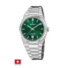 FESTINA SWISS - Reloj F20051/5 Verde Hombre Rive Collection
