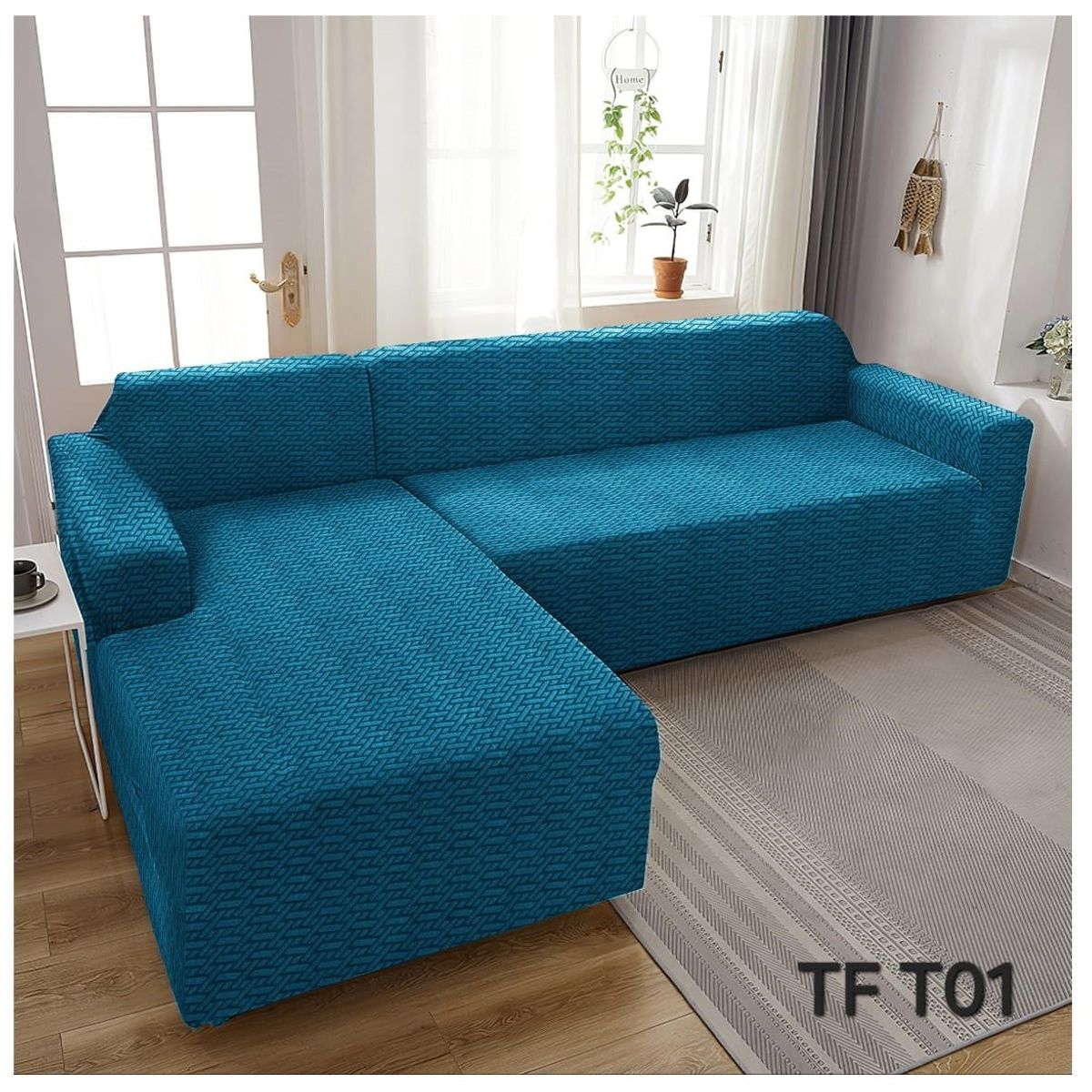 GENERICO - fundas de sillones estilo L  TEXTURIZADO