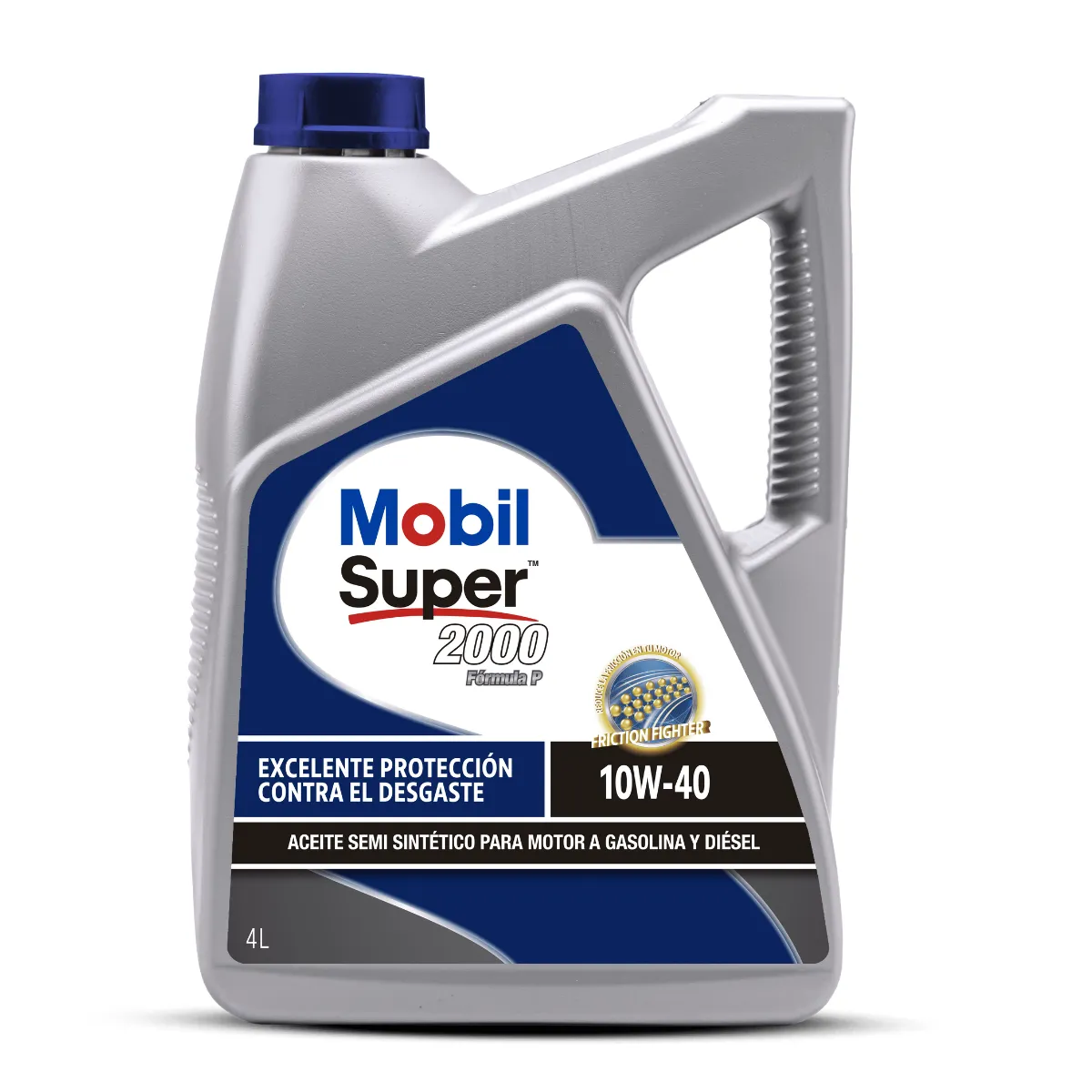 MOBIL - Aceite 10w40 Semisintetico Super 2000 Formula P Mobil 4 L