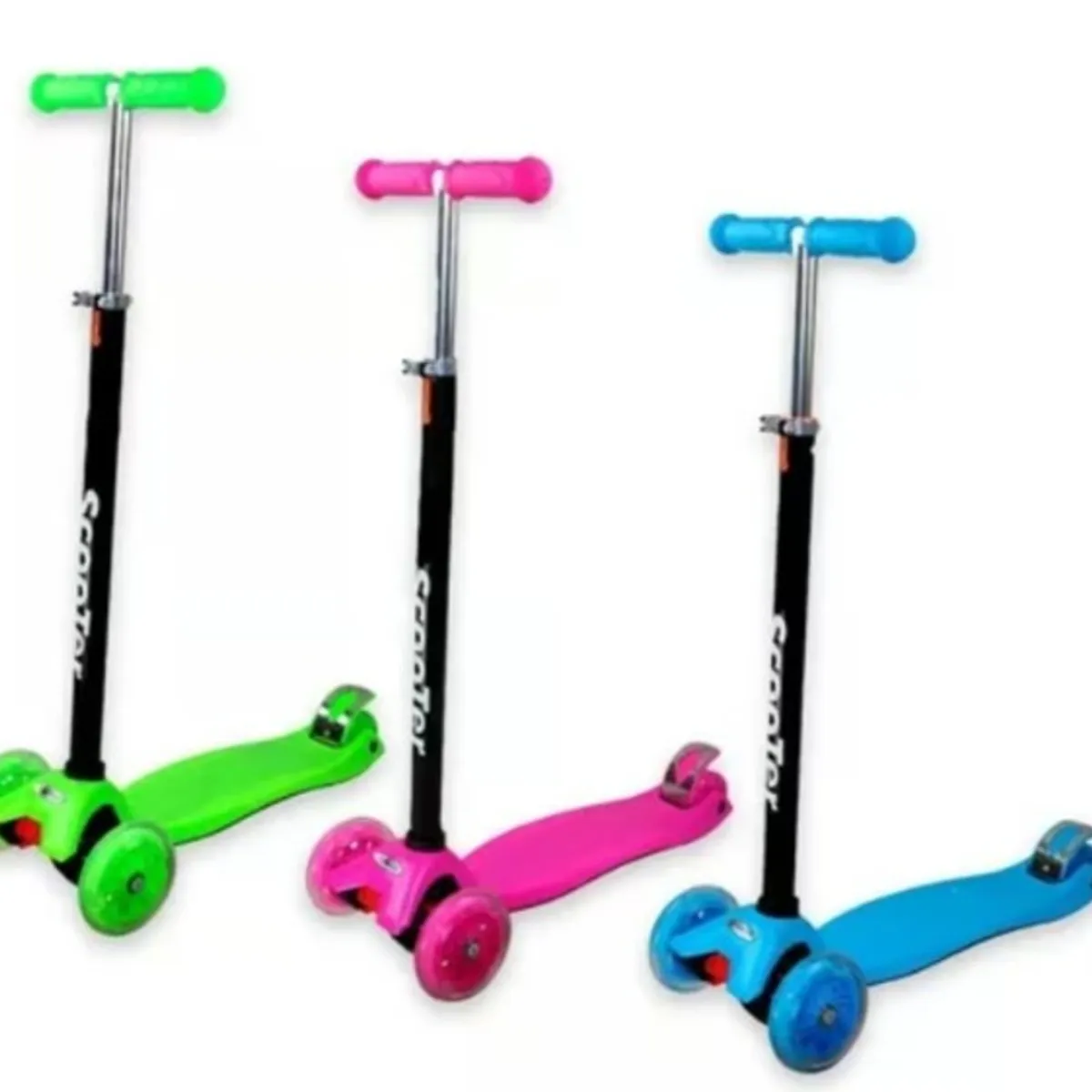 GENERICO - Scooter Monopatín 3 Ruedas Niños Y Niñas Azul