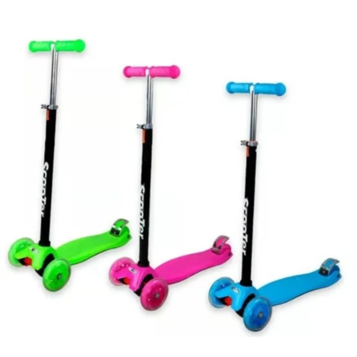 GENERICO - Scooter Monopatín 3 Ruedas Niños Y Niñas Azul