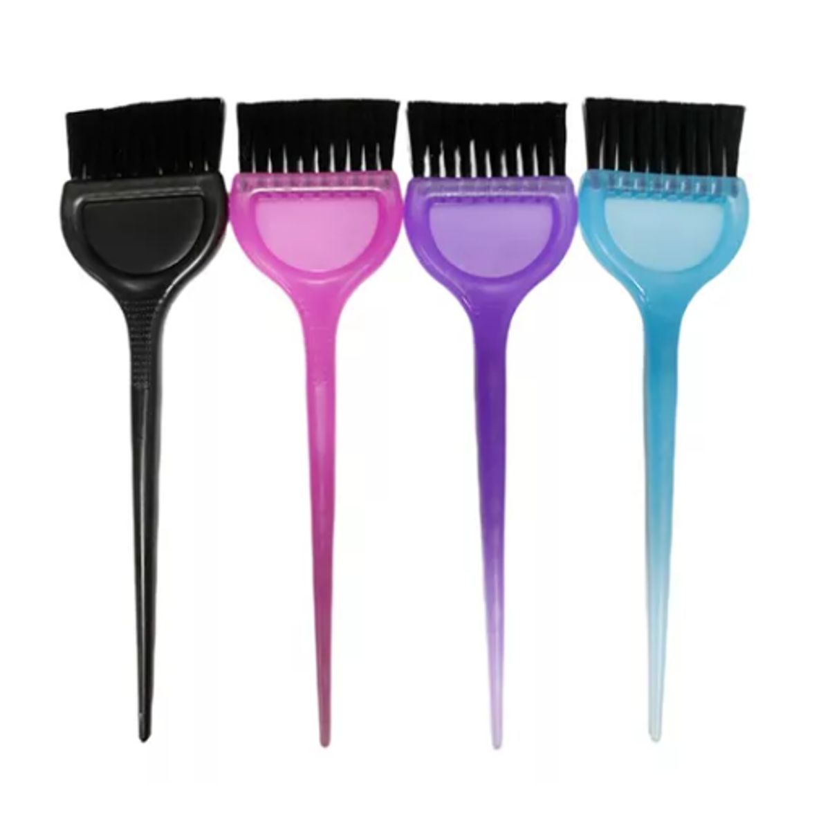 GENERICO - Pack X 4 Peinetas Tintura Brochas De Tintura Silicona