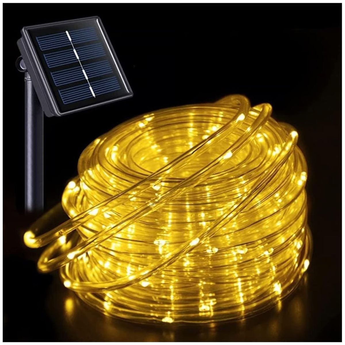 GENERICO - Manguera Tubo Led Solar Tubo Flexible 5 Metros CALIDAS
