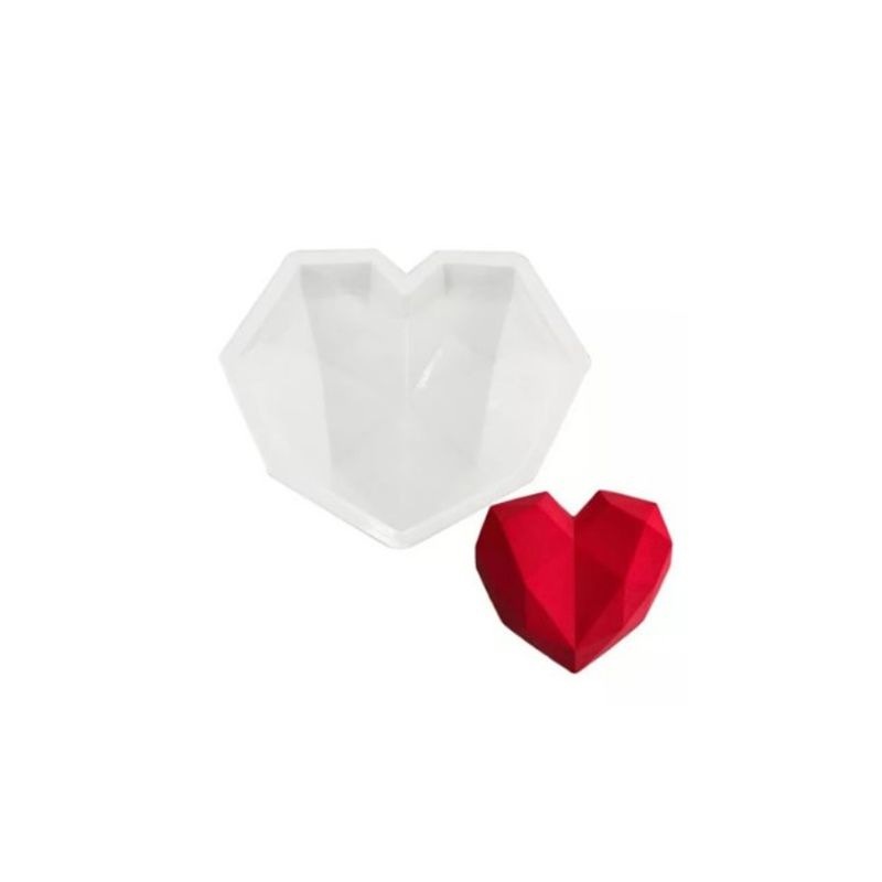 GENERICO - Molde de Silicona Corazón Repostería