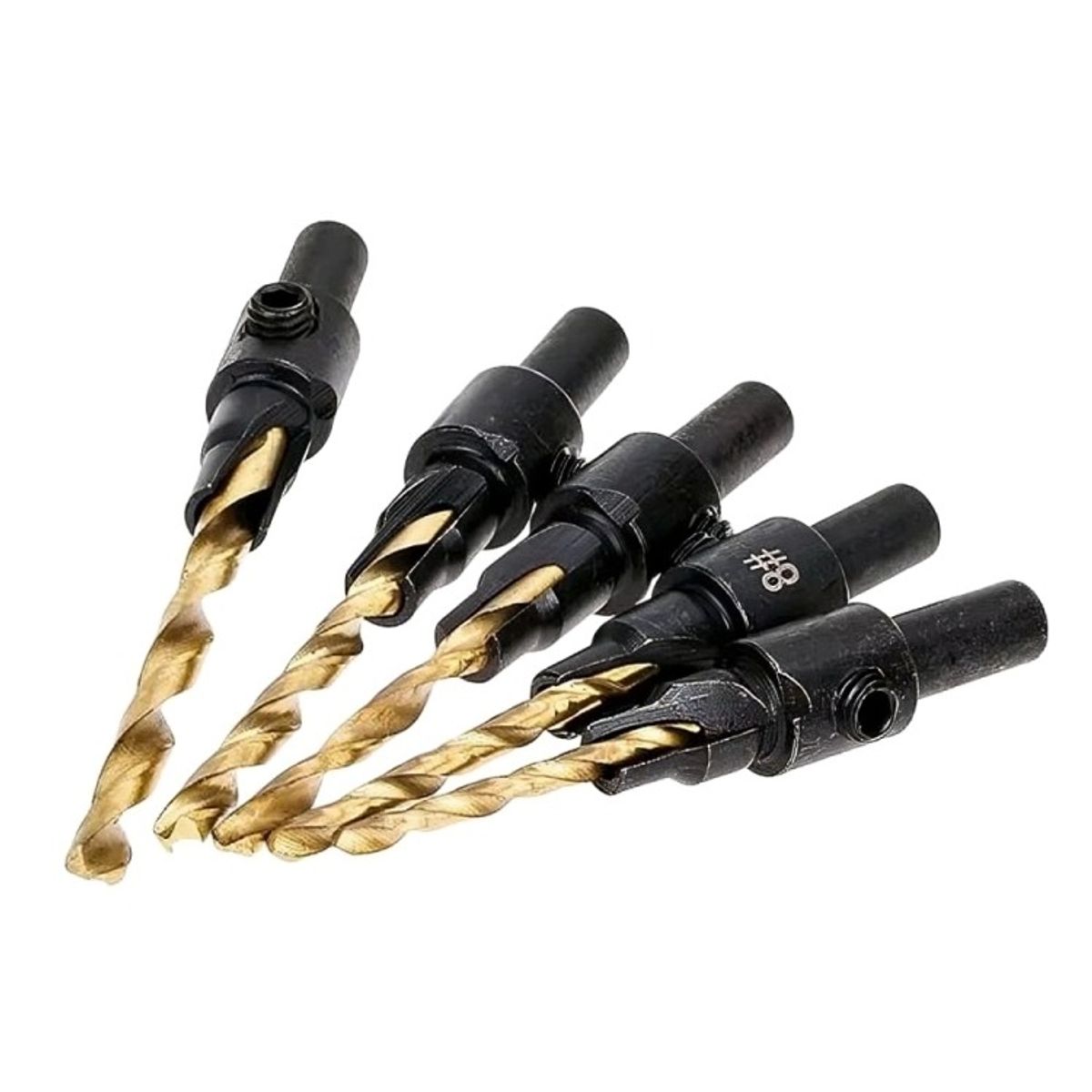 OEM - set 5 Uds Brocas Avellanadores Madera Carpintería