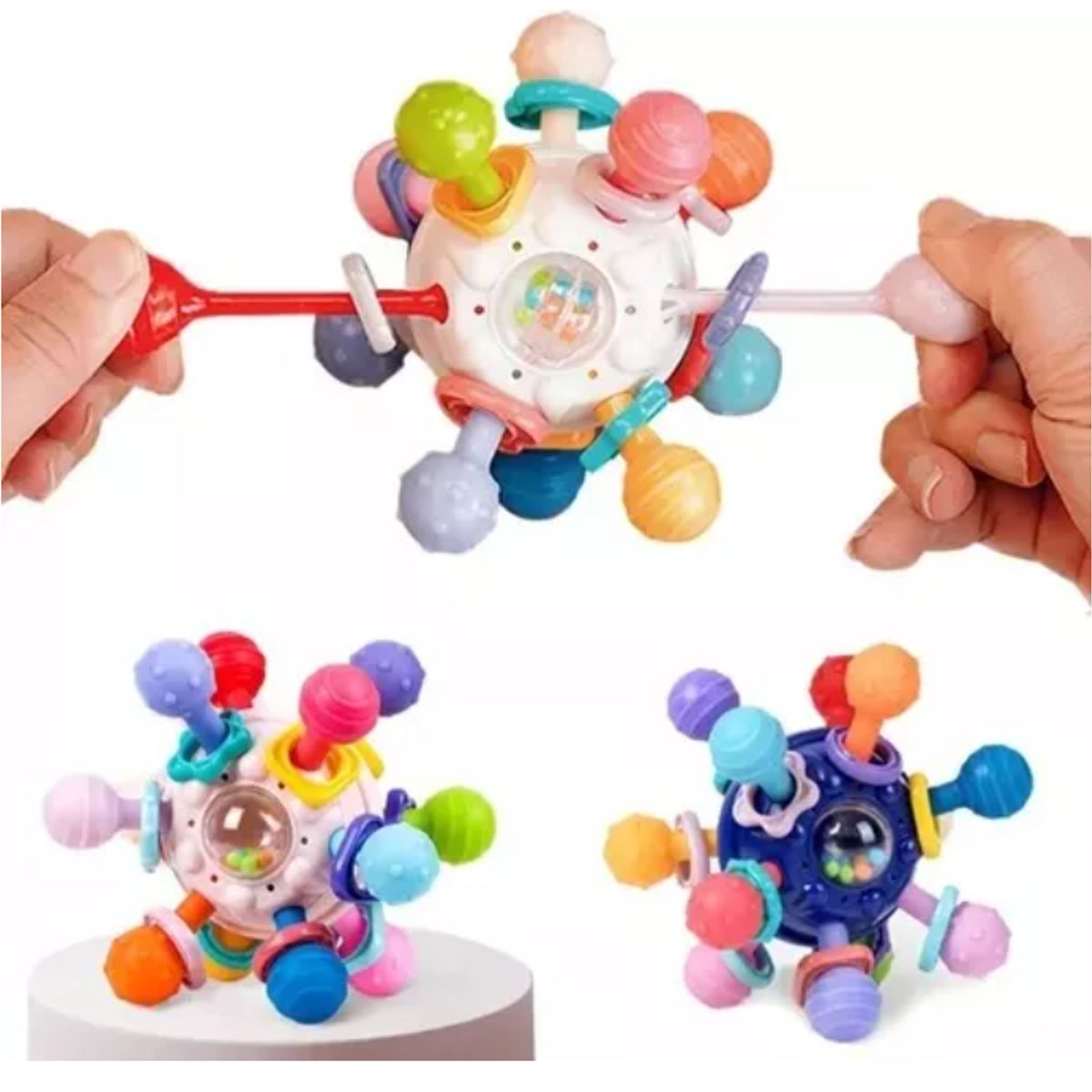 GENERICO - Juguetes Sensoriales Para Bebés Montessori 4 En 1 Pelota