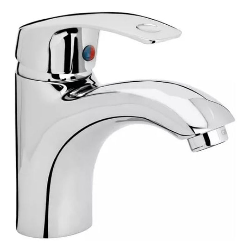 GENERICO - Llave Grifería Lavamanos Clasica Para Baño Plateada