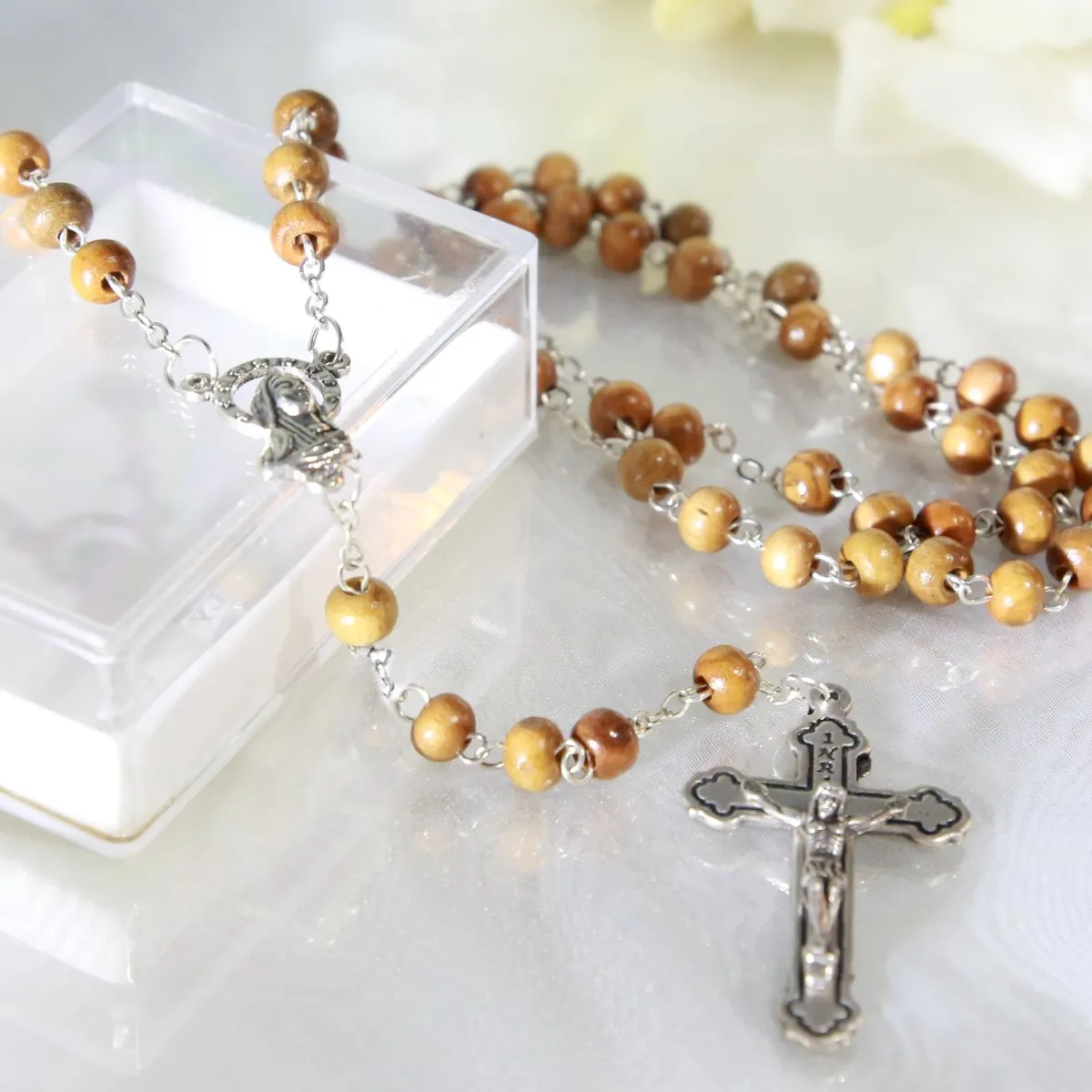 GENERICO - Rosario Italiano Madera Olivo 5mm