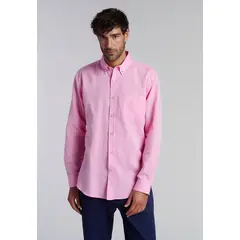 FEROUCH - Camisa Sport Lino F Rosado