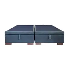 BLOCCARE - Base De Cama Baul Queen dividida con patas 4.5 cm