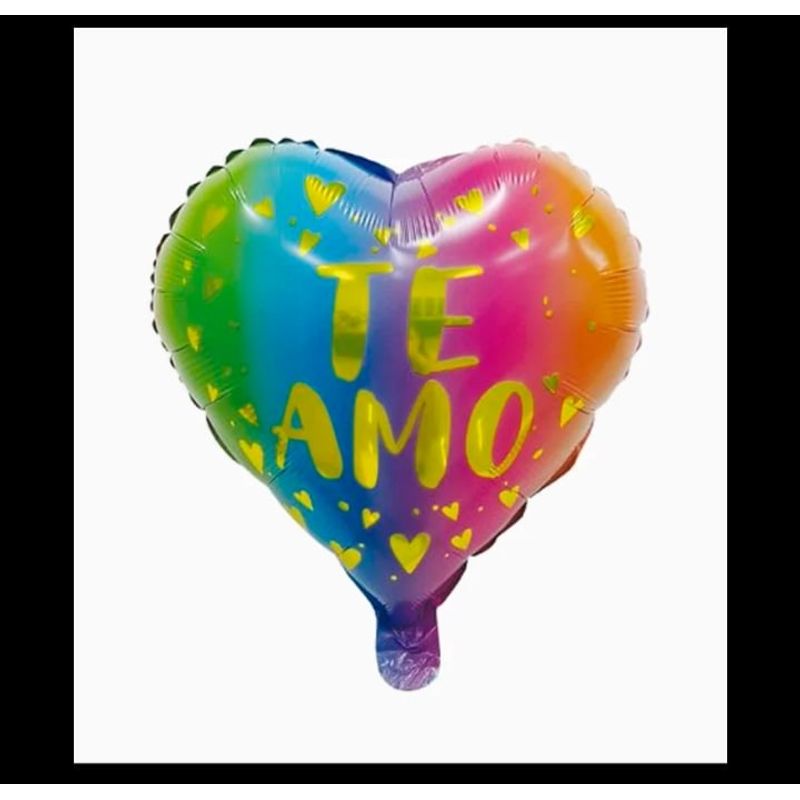 GENERICO - Globo Corazón Te Amo Colores Varios