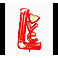 GENERICO - Globos De Amor Color Rojo
