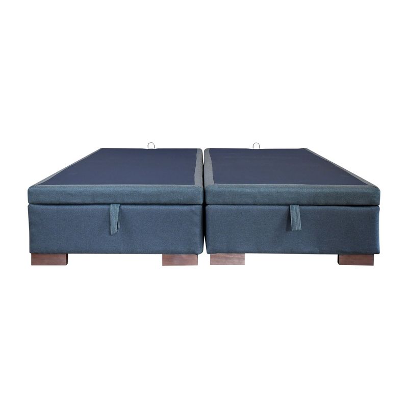 BLOCCARE - Base De Cama Baul King dividida con patas 4.5 cm