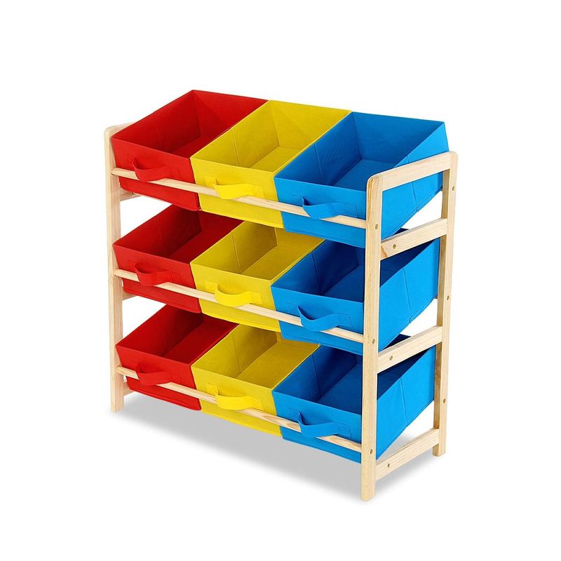 BABYMINE - Organizador De Juguetes Multicolor 65x30x60cm