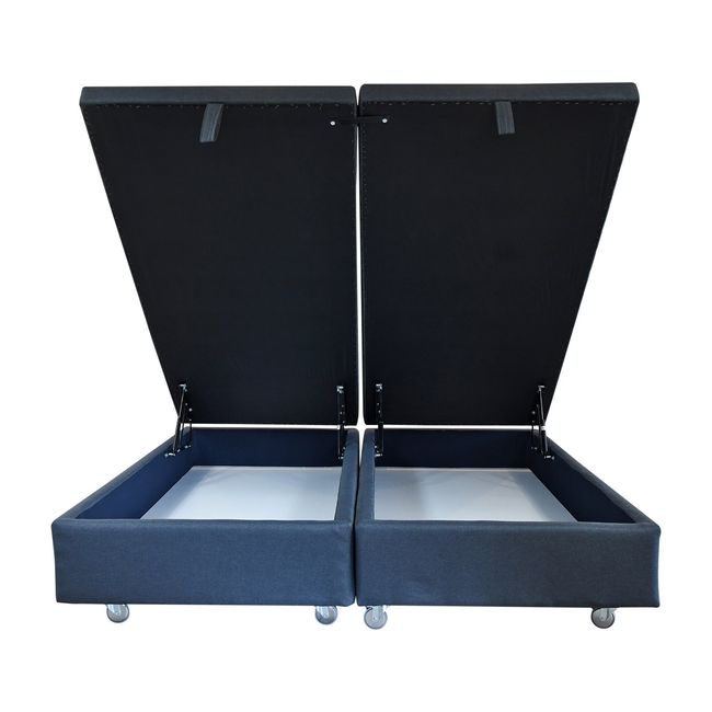 BLOCCARE - Base De Cama Baul King div Rueda Pyton ideal para Aspiradora Robot