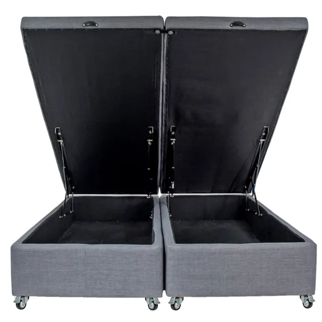 BLOCCARE - Base De Cama baul King div - rueda Deluxe ideal para Aspiradora Robot