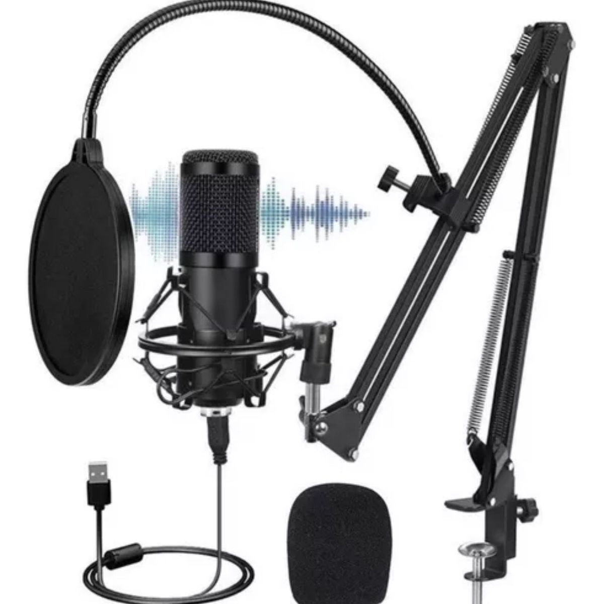 GENERICO - Micrófono Condensador USB Profesional